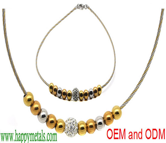 2014 fashion jewelry men bead necklace