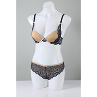 Ladies Floral Lace Knitted Bra & Brief