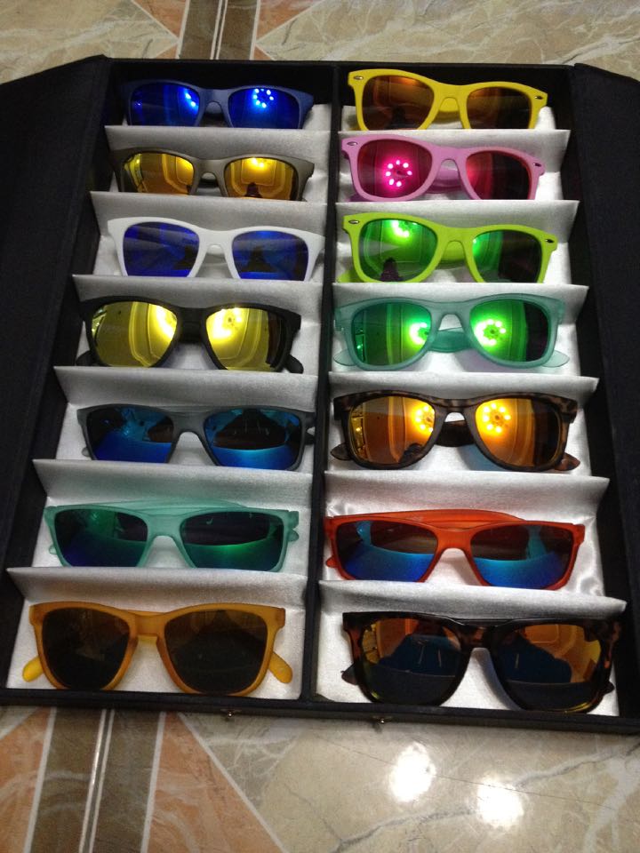 Polycarbonate Outdoor Womens Fashion Sunglasses , Half frame sunglasses