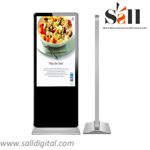 55 Inch Floor Standing Interactive Touch Screen All In One Computer