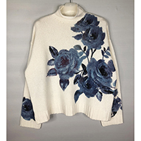 Turtleneck Long Sleeve Pullover