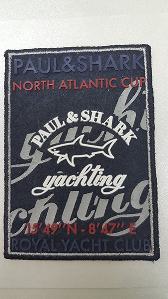 Silicon Weld + Flat Print + Embroidery on Felt Patch