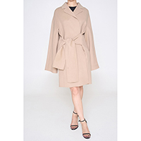 LADIES DOUBLE FACE LIGHTWEIGHT HANDSTITCH LONG COAT
