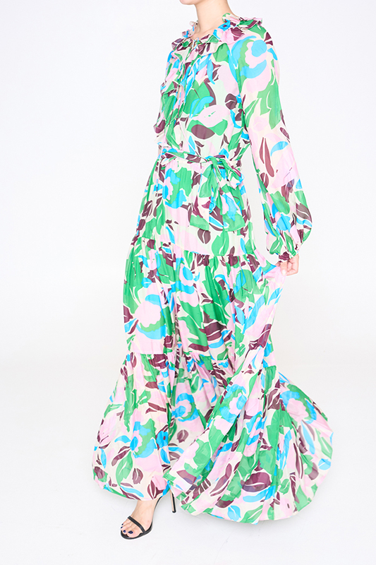 LADIES 100% SILK WOVEN DRESS