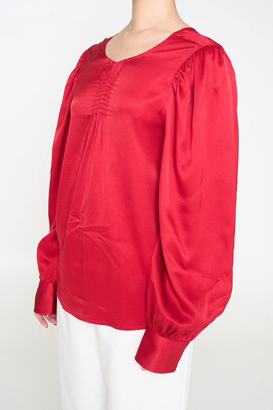 LADIES SILK SPANDEX TOP