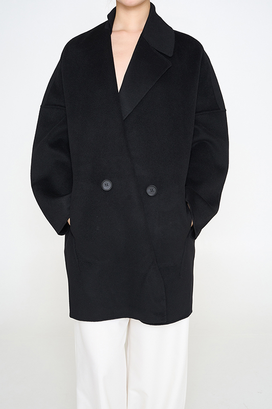 LADIES DOUBLE FACE SUPER SOFT CASHMERE COAT