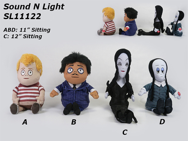 11 inches Addams Family Talking Plush Play