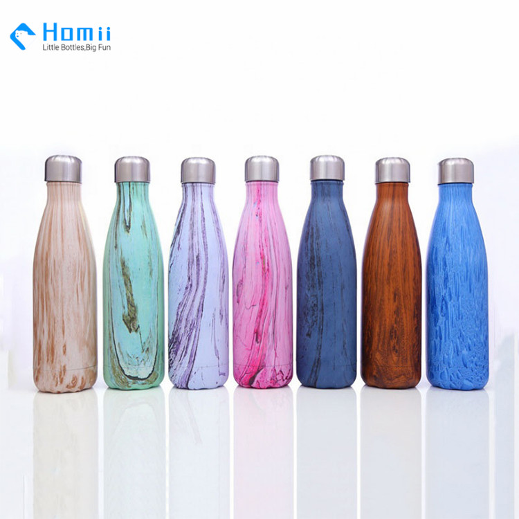 350ml/500ml/750ml Stainless Steel Double Wall Thermos Water Bottle Thermos bottles Cola Style