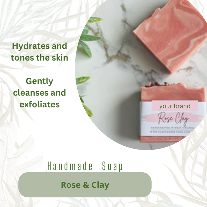 Rose and Clay Soap