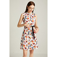 Arlene Halter Dress-White
