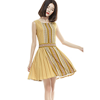 Sabina Pleated Dress