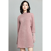 Bernice Pink Knit Dress