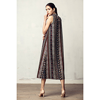 Campbell Ethnic Printed Maxi Dress