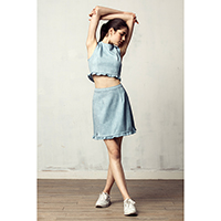 Jena Ruffle Hem Top / Jena Ruffle Hem Skirt