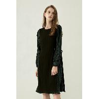 Rolfe Fake Knit Vest Cupro Dress