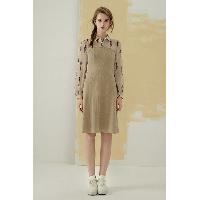 Yaf Fake Two Piece Knit Dress