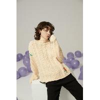 Cara Cable Knit Random Thread Sweater