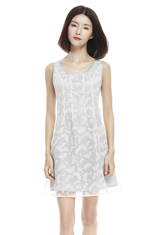 Rosio Butterfly Organza Dress