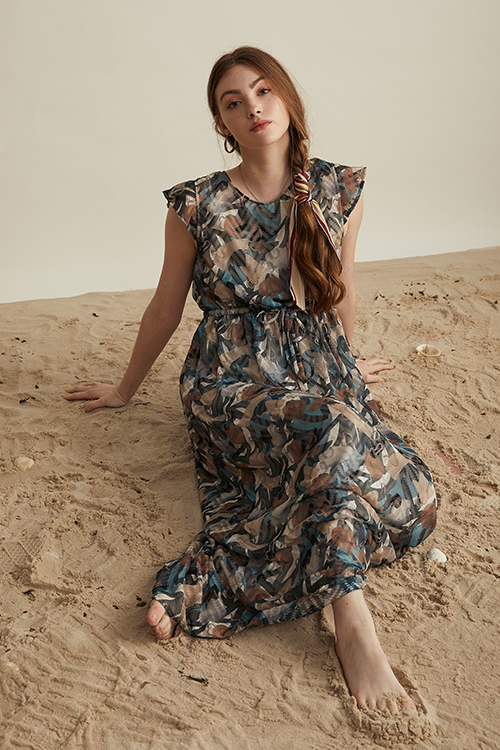 Lena Chiffon Sun & Beach Dress