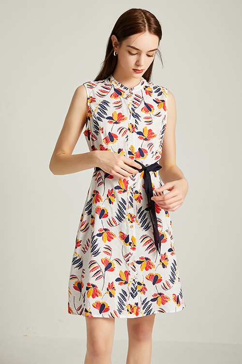 Arlene Halter Dress-White