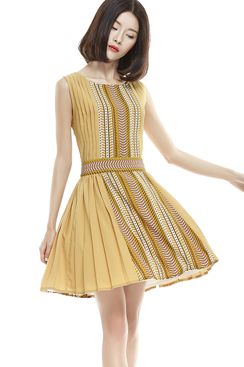 Sabina Pleated Dress