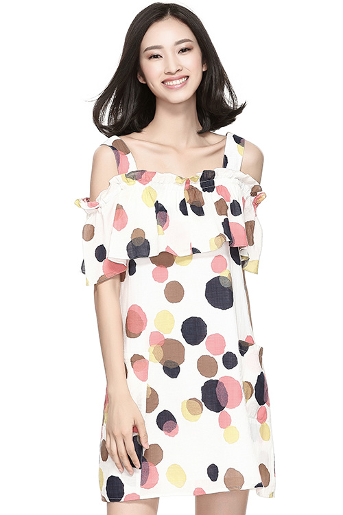 Polly Slit Neckline Dress