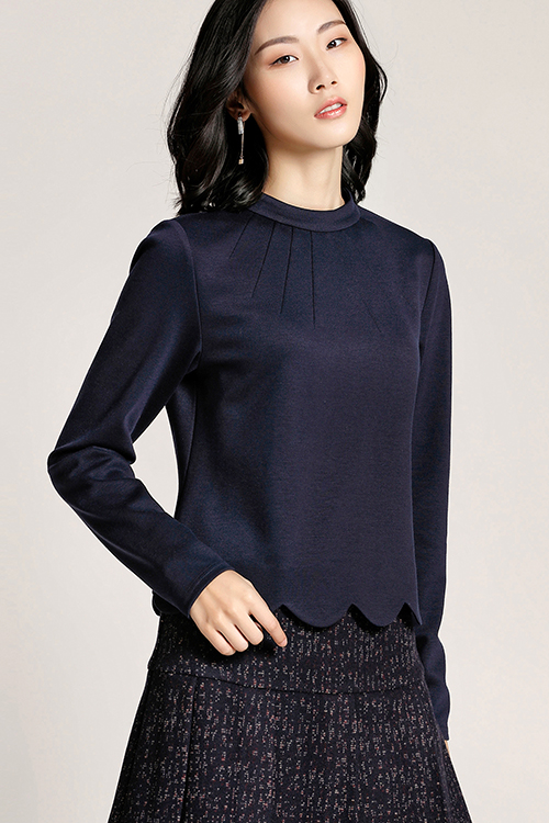 Ellie Petal Top - Blue