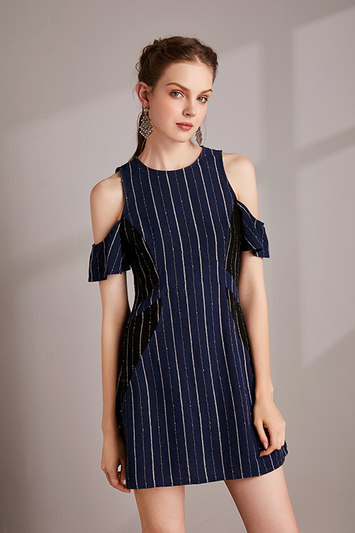 Lauren Blue Skinny Dress