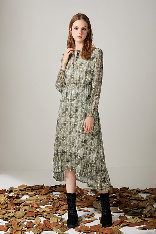 Clarissa Bishop Sleeves Dress