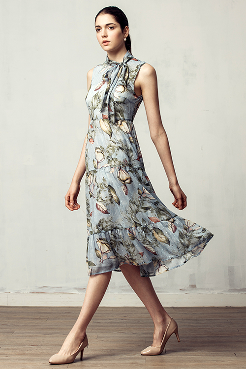 Murray Floral Printed Midi Dress