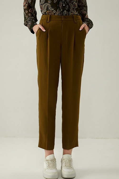 Daley Tencel Straight Pants