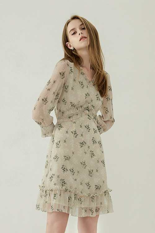 Eisus Double Ruffle Dress