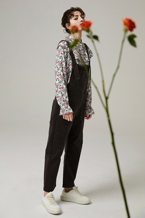 Ecila Cotton Corduroy Jumpsuit
