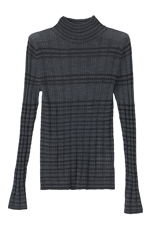 Merino Wool Basic Knit - Grey
