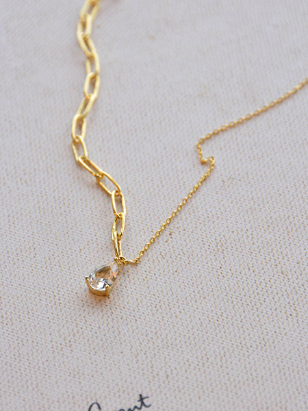 Cubic Zircronia Crystal Necklace