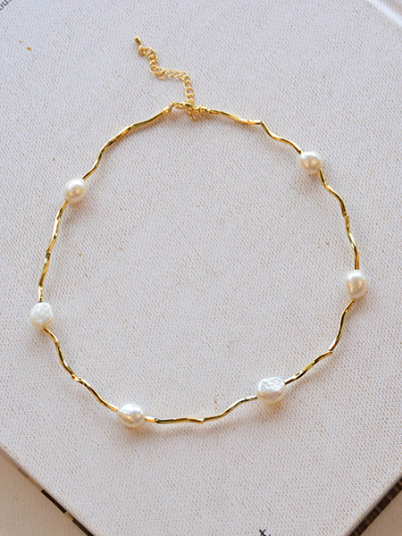 Scattered Pearl Earrings