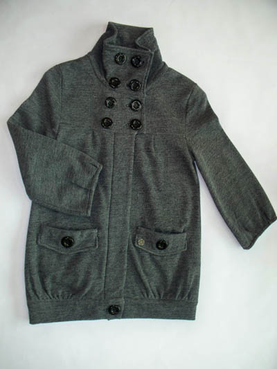 Ladies Stand Collar Coat