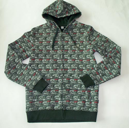 Men's Open Front Parka with hood