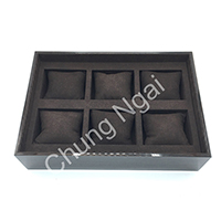 Wooden & Brown Bangle Tray