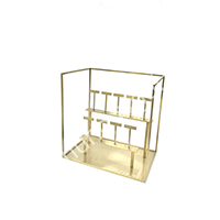 Gold Metal Multi-earring Display Stand