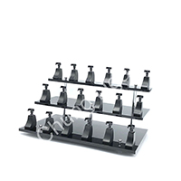 3 x 6 Black Ring Display Stand