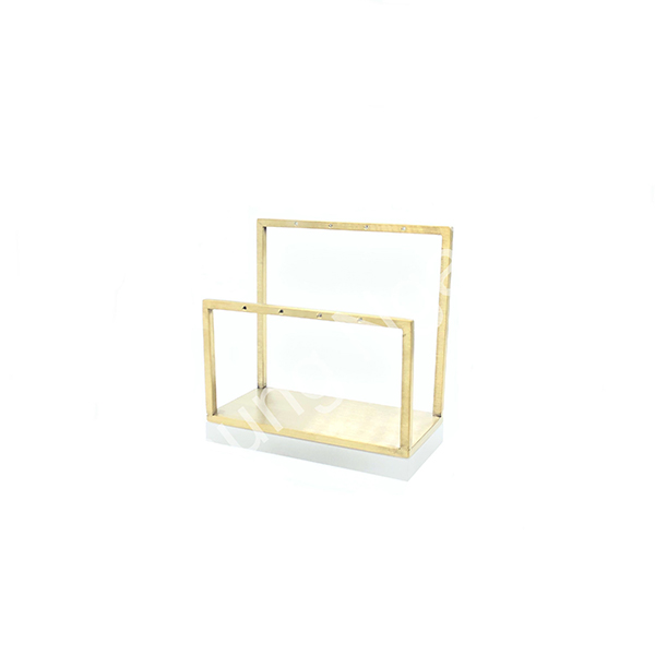 Gold Metal Multi-height Earring Stand