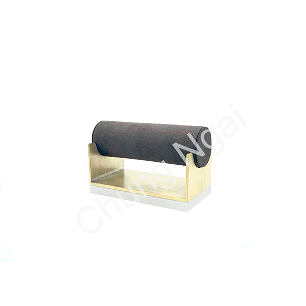 Gold & Black Velvet Bangle Display Stand