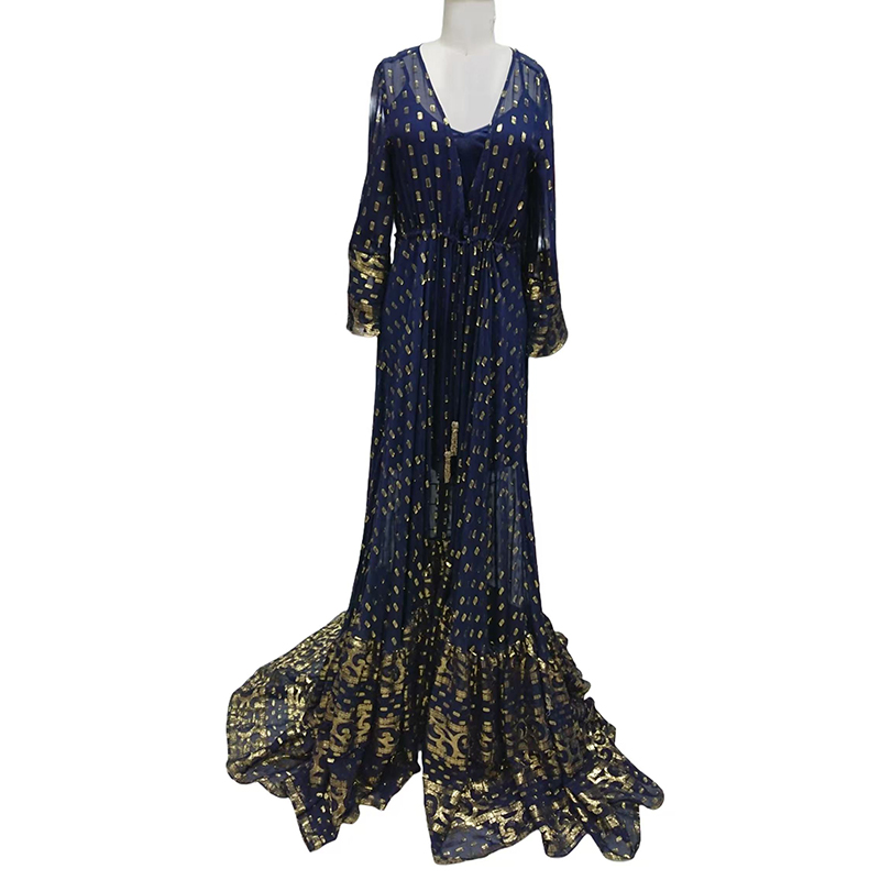 MULBERRY SILK MATALLIC DRESS