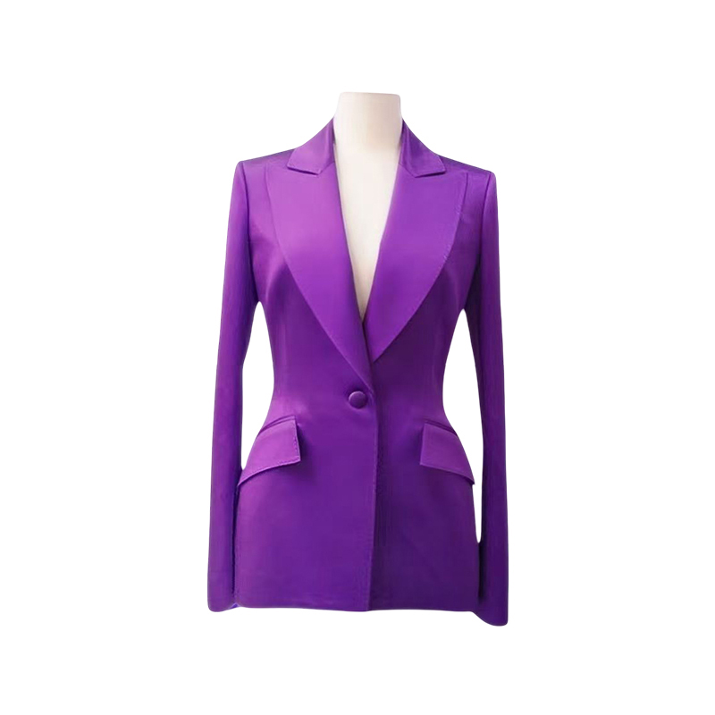 MULBERRY SILK WOMEN'S BLAZER