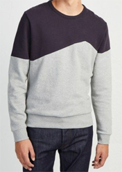 Men's Contrast Color Sweater