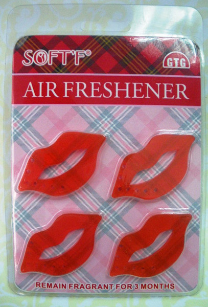 incheshot Lip inches Scented Charm/air Freshener Pack