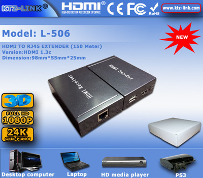 Sell Hdmi To Rj45 Extender (150 Meter)