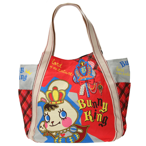 Bunny King Tote Bag (L)
