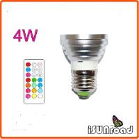 4w E27 Remote Control Led Rgb Light